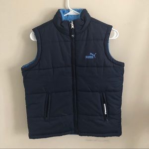 Navy Blue Puma Bubble Vest
